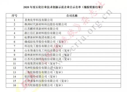 江苏未来轮胎科技公示