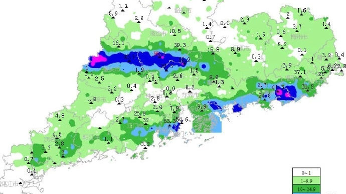 广东省暴雨参数